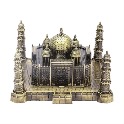 Picture of Taj Mahal Showpiece for Home Decor | Elegant Marble-Style Monument Replica | Premium Tabletop Decoration | Classic Indian Architecture Model | Perfect for Living Room, Office & Gift | Durable, Stylish & Eye-Catching Décor Accent