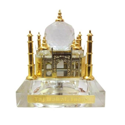 Picture of Taj Mahal Showpiece for Home Decor | Elegant Marble-Style Monument Replica | Premium Tabletop Decoration | Classic Indian Architecture Model | Perfect for Living Room, Office & Gift | Durable, Stylish & Eye-Catching Décor Accent