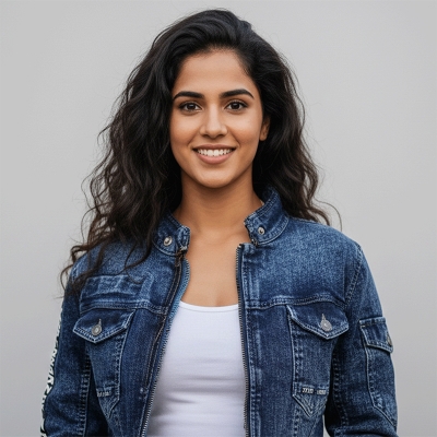 Picture of Ladies Premium Export Quality Denim Jacket for Women | Stylish Slim Fit Jeans Jacket | Trendy Casual & Winter Wear | Soft Durable Fabric | Modern Fashionable Look | Perfect for Daily Use, Party & Outdoor Style-Light blue