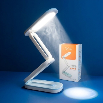 Picture of YAGE YG-T125 USB Rechargeable Table Lamp | Adjustable Folding LED Study Light | Eye-Care Technology | Long-Lasting Emergency Charger Light for Home & Office | Compact Portable Desk Lamp with Touch Sensor Dimming | Premium Build Quality