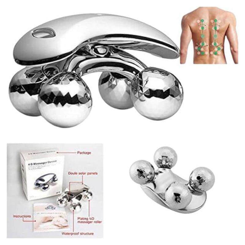 Picture of 3D Massager Y Shaped Massage Roller Face & Body-Silver - 4D