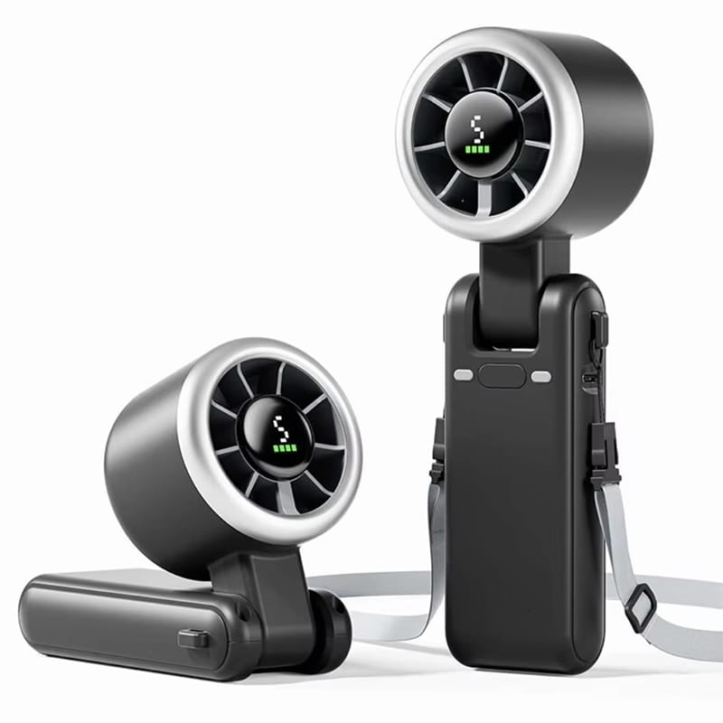 Picture of MIni Turbo Fan Handheld Rechargeable Fan Multicolor Portable Original | Mini Turbo Jet Hand Fan: Portable High-Speed Power, Rechargeable Silent Cooling & Pocket-Sized Airflow - Ideal for Travel, Office & Outdoor Relief-Multicolor