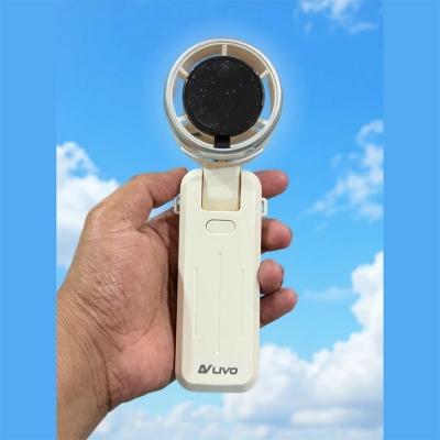 Picture of MIni Turbo Fan Handheld Rechargeable Fan Multicolor Portable Original | Mini Turbo Jet Hand Fan: Portable High-Speed Power, Rechargeable Silent Cooling & Pocket-Sized Airflow - Ideal for Travel, Office & Outdoor Relief-Multicolor