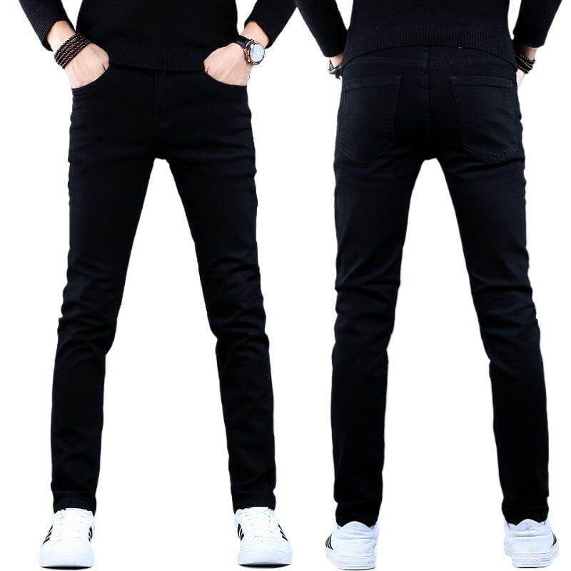 Picture of Premium Men's Slim Fit Jeans | Stylish Blue Denim Pants | Comfortable Stretchable Cotton Fabric | Trendy Casual Wear for Men | Durable Quality Fashion Jeans | Classic Five-Pocket Design | All-Day Comfort-Black