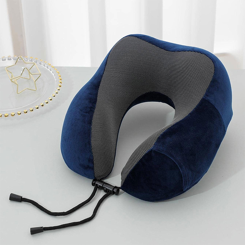 Picture of Premium Quality Foam Neck Pillow for Travel | Comfortable U-Shape Neck Support for Car Bus Plane | Soft Breathable Memory Foam Cushion | Lightweight Portable Design | Relieves Neck Pain Fatigue-Multicolor