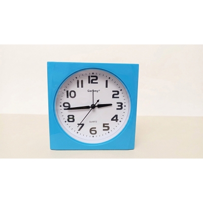Picture of Quartz Table Clock | Premium Analog Desk Clock | Silent Non-Ticking Movement | Accurate Time Display | Elegant Home Decor Clock | Battery Operated Tabletop Clock | Stylish Office Desk Clock | Bedroom Living Room Decorative Timepiece-Multicolor