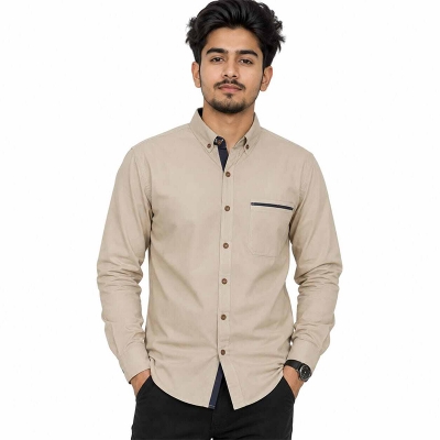 Picture of Khaki Shirt Contrast Color Ideas | Stylish Pant Matching Guide for Casual, Formal & Smart Casual Looks