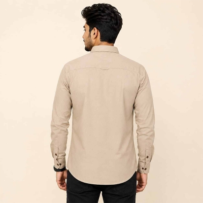 Picture of Khaki Shirt Contrast Color Ideas | Stylish Pant Matching Guide for Casual, Formal & Smart Casual Looks