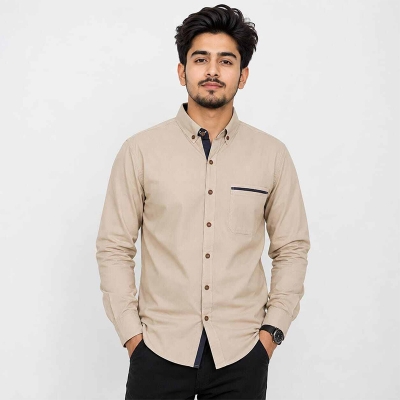 Picture of Khaki Shirt Contrast Color Ideas | Stylish Pant Matching Guide for Casual, Formal & Smart Casual Looks
