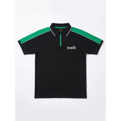 Picture of Contrast Polo Shirt for Men – Stylish Short Sleeve Casual Golf Shirt, Classic Collared T-Shirt for Everyday Wear-Black(Int:M)