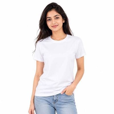 Picture of Contrast T-Shirt for Men and Women – Stylish Two-Tone Casual Graphic Tee, Trendy Unisex Streetwear Shirt-White(Int:L)