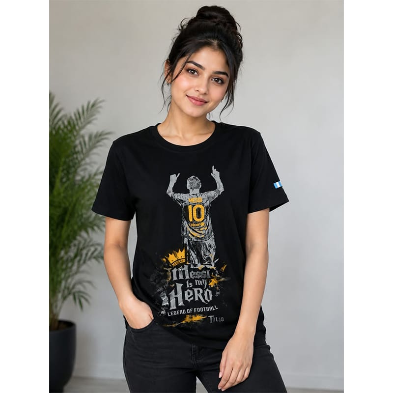 Picture of Stylish contrast t-shirt featuring bold colors, a modern fit, and premium comfort. Perfect for casual wear, streetwear, everyday outfits, and trendy looks.-Black