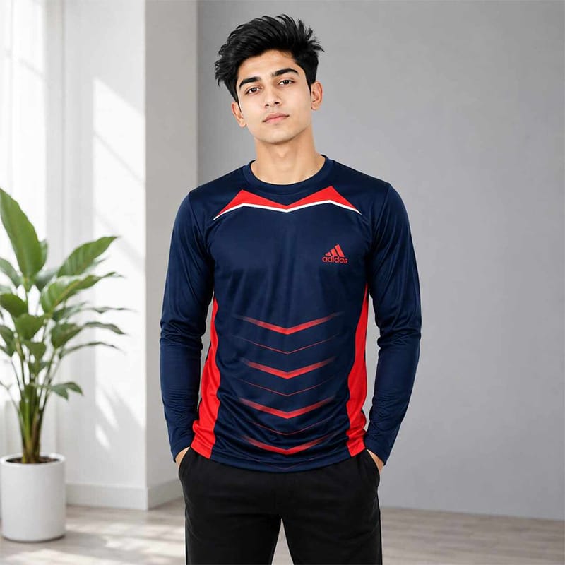 Picture of Full Sleeve Contrast Shirt for Men | Stylish Casual Wear with Premium Contrast Details, Comfortable Fit & Modern Fashion Design-Multicolor(Int:M)