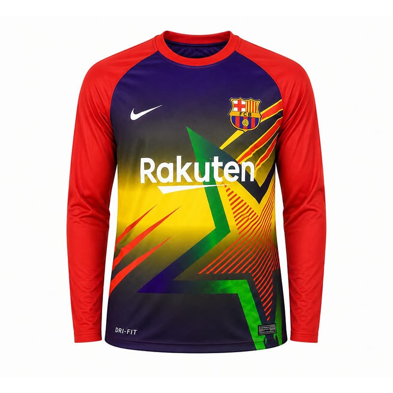 Picture of Full Sleeve Contrast T-Shirt for Men – Stylish Color Block Design, Premium Casual Wear, Trendy Streetwear Fashion Top-Multicolor