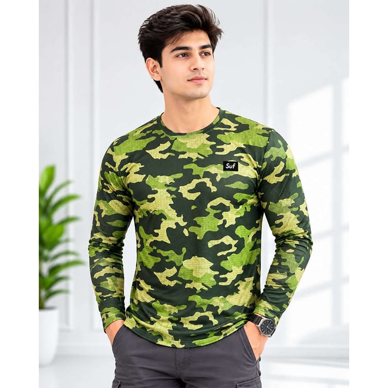 Picture of Men’s Contrast Sleeve T-Shirt – Stylish Color Block Short Sleeve Tee, Casual Crew Neck Top, Trendy Streetwear Shirt for Everyday Wear, Summer Outfits & Casual Fashion-Multicolor