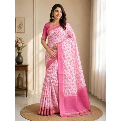 Picture of Sari Contrast Design | Elegant Contrast Color Saree for Women | Stylish Traditional & Modern Saree | Festive, Wedding & Party Wear | Beautiful Designer Saree Collection