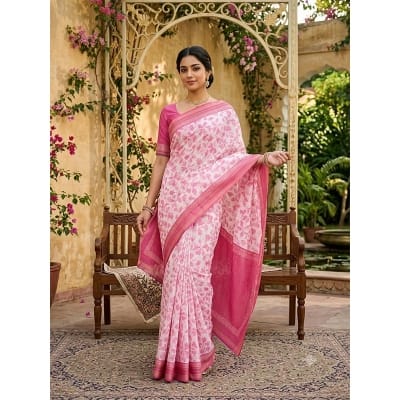 Picture of Sari Contrast Design | Elegant Contrast Color Saree for Women | Stylish Traditional & Modern Saree | Festive, Wedding & Party Wear | Beautiful Designer Saree Collection