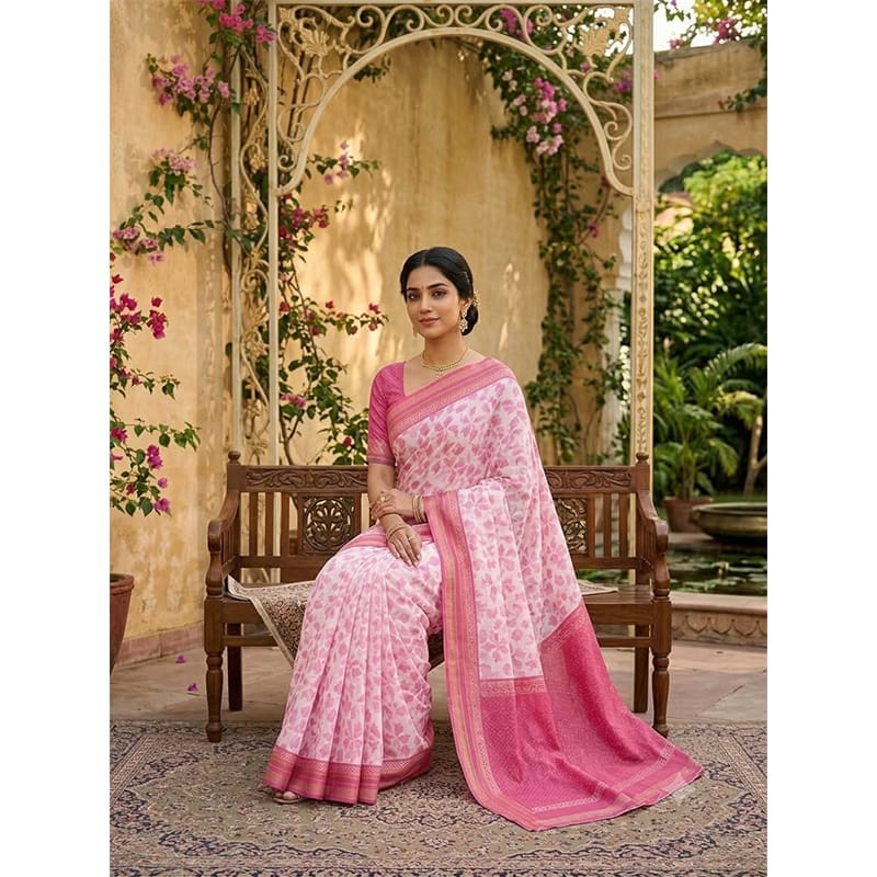 Picture of Sari Contrast Design | Elegant Contrast Color Saree for Women | Stylish Traditional & Modern Saree | Festive, Wedding & Party Wear | Beautiful Designer Saree Collection