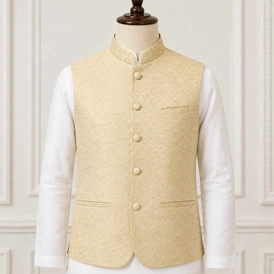 Picture of Golden Koti Contrast: Stylish Gold & Contrast Color Design for Elegant Traditional Wear, Premium Fashion, Modern Ethnic Style & Unique Festive Looks
