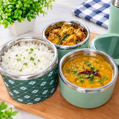 Picture of Lunch box or tiffin box collection-Multicolor
