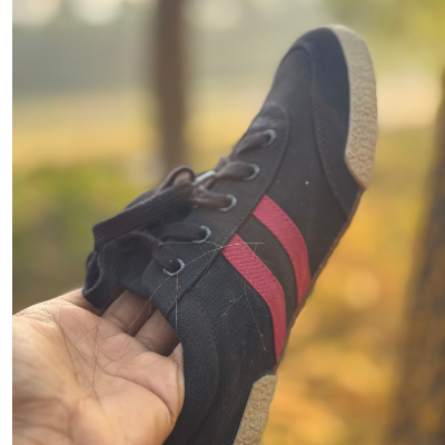 Picture of Spring and Summer Casual Canvas Shoes for Men, Classic Double-Strap Lace-Up Student Versatile Shoe