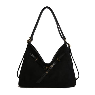 Picture of 15 . High-End Retro Commuter Shoulder Bag - Black 