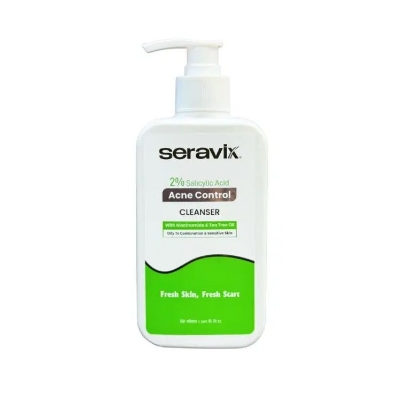 Picture of Seravix 2% Salicylic Acid Acne Control Cleanser 240ml - Transparent