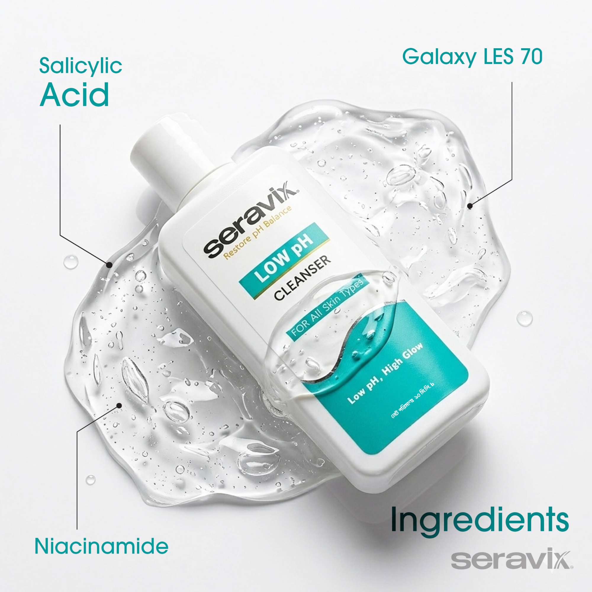 Picture of Seravix Low Ph Cleanser 90ml - White