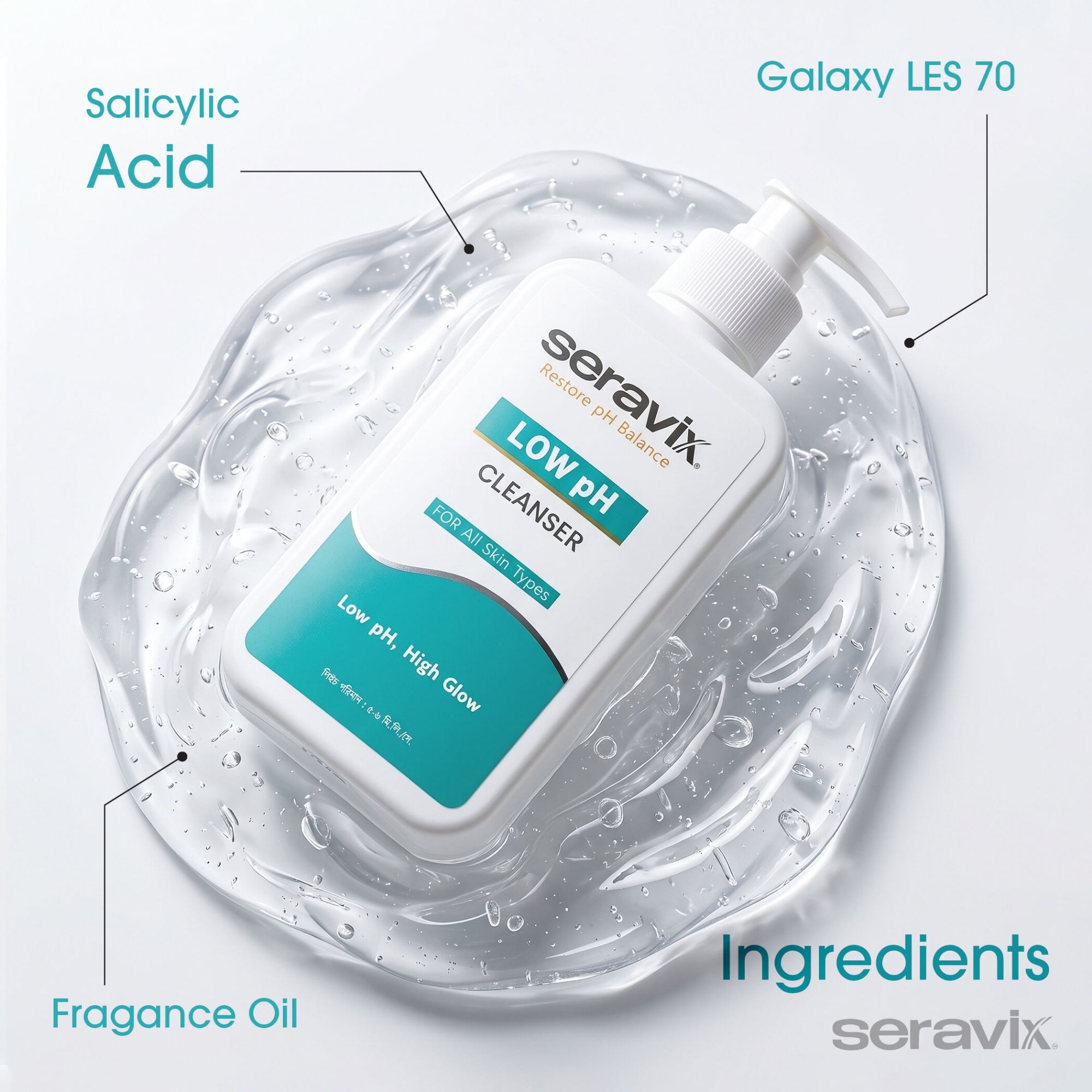 Picture of Seravix Low Ph Cleanser 90ml - White