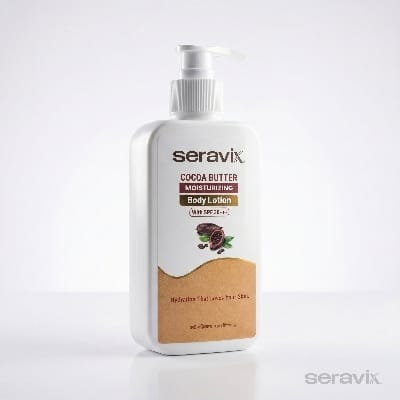 Picture of Seravix Cocoa Butter Moisturizing Body Lotion With Spf 30 PA+++ 240ml - White