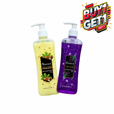 Picture of Buy 1 The Dermalix Shea Butter Brightening Shower Gel 250ml & Get 1 The Dermalix Lavender Refreshing Shower Gel 250ml Free