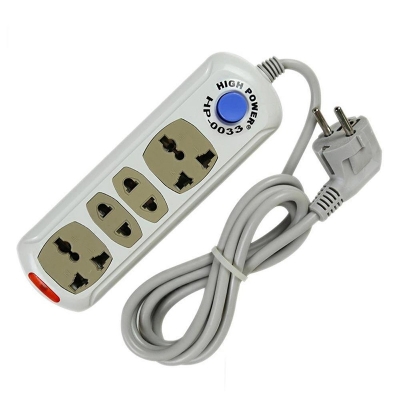 Picture of Multiplug 4 port Socket HP-0033-2 Meter=7fit/Hand-White