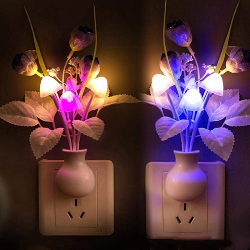Picture of Automatic LED Sensor Mushroom Lamp both side light Multi-Color - Table Lamp - Table Lamp-Multicolor
