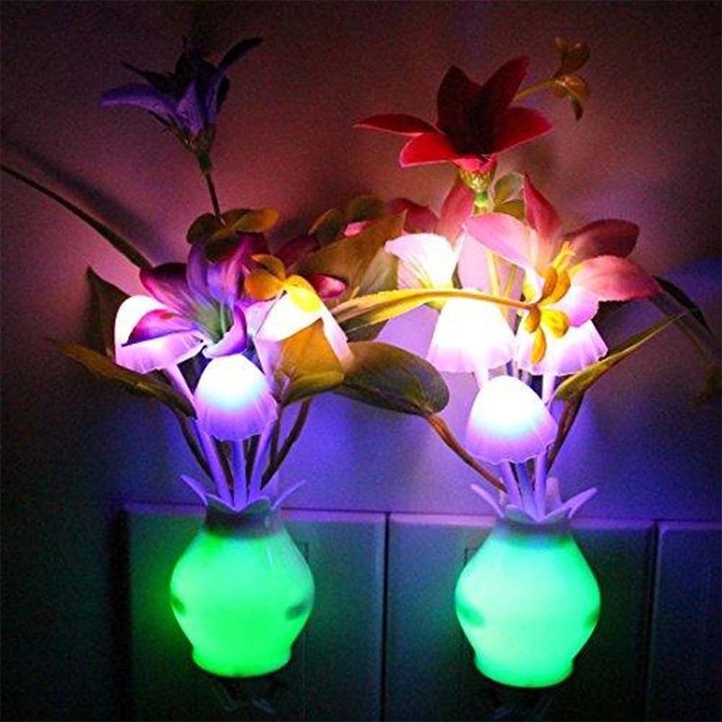 Picture of Automatic LED Sensor Mushroom Lamp both side light Multi-Color - Table Lamp - Table Lamp-Multicolor
