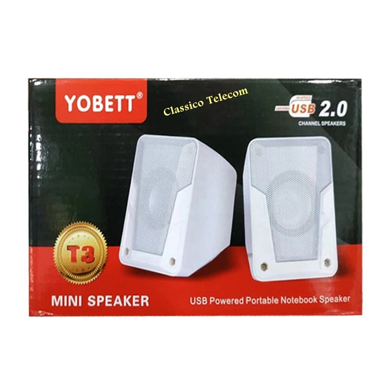 Picture of Yobett T3 Mini USB Multimedia Speaker For Laptop/Desktop-Multicolor