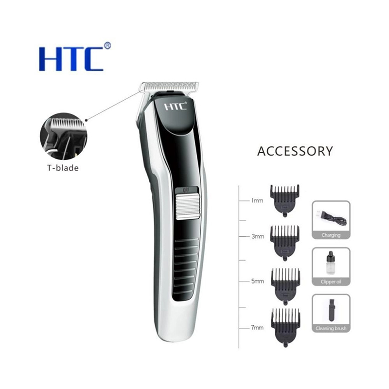 Picture of HTC AT 538 Rechargeable Hair and Beard Trimmer for Men.-Multicolor