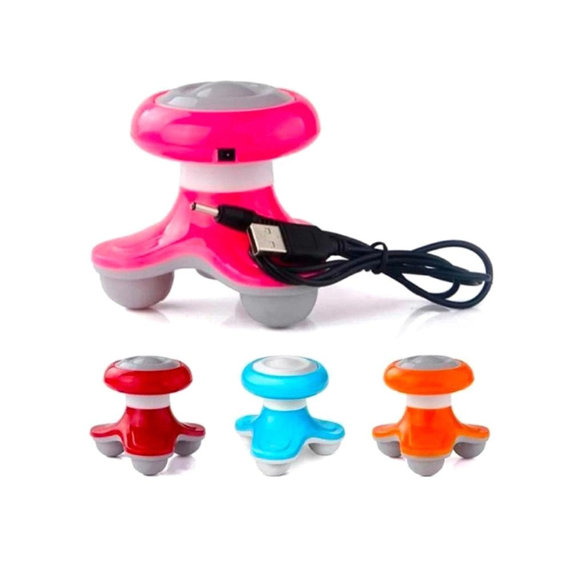 Picture of XINYAN Apple Electric Mini Handheld Vibrating Body Massager & Slimming Device for Men and Women-Multicolor