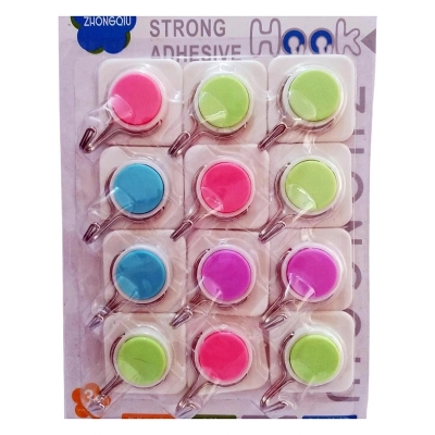 Picture of 12 pc Wall Hook - Wall Decoration - Wall Decoration-Multicolor