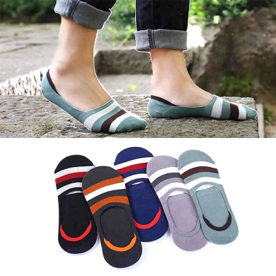 Picture of Loafer Quality Ankle Socks for Men - Set of 3 Pairs - Enjoy Comfort and Style Every Step of the Way-Clothing Size-40, Multicolor