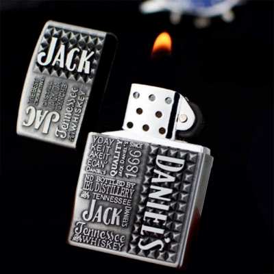 Picture of Jack Daniels Script Lighter Silver-Multicolor