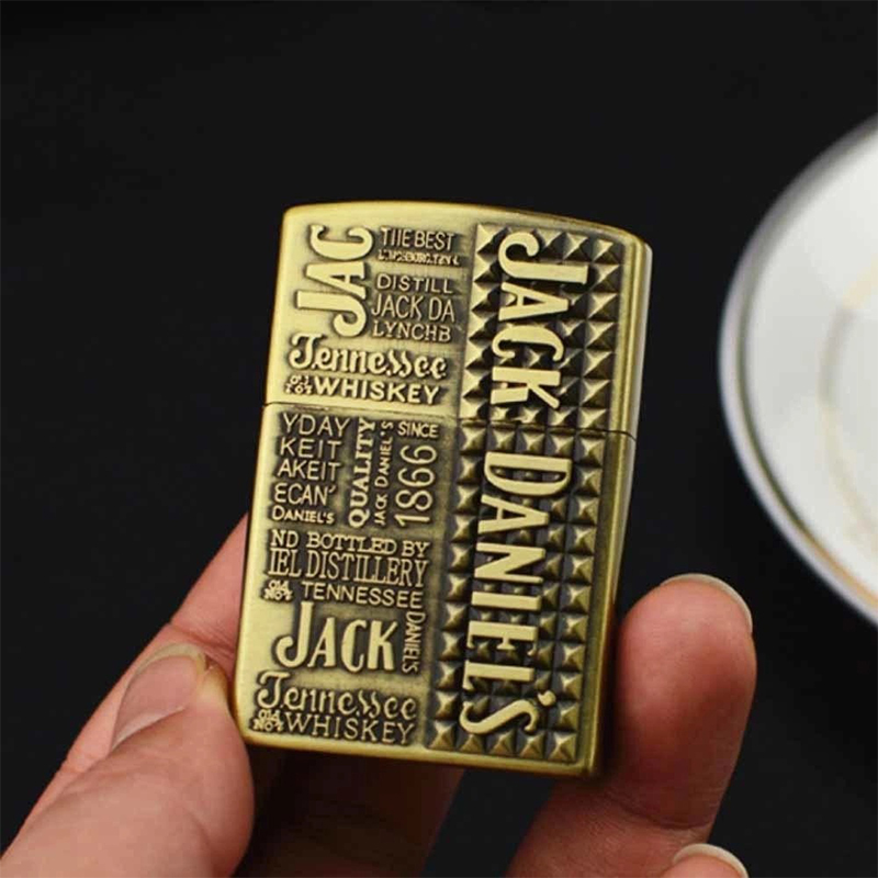 Picture of Jack Daniels Script Lighter Silver-Multicolor