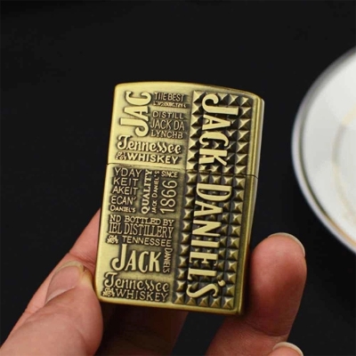 Picture of Jack Daniels Script Lighter Silver-Multicolor