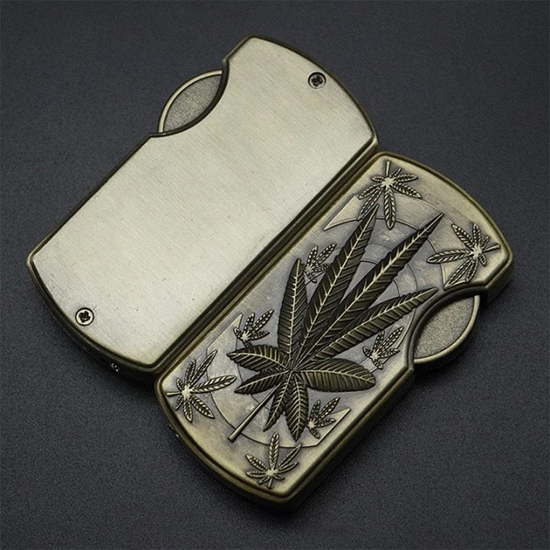 Picture of Vintage Bronze Relief Lighter - gas lighter-Multicolor