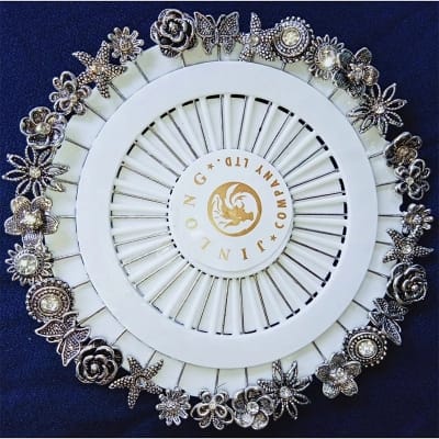 Picture of 30 Pieces Metal Hijab Pin for Women - Golden-Size-One Size, Gold