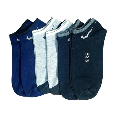 Picture of Comfortable Cotton Ankle Socks for Men – 3 Pairs