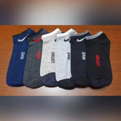 Picture of Comfortable Cotton Ankle Socks for Men – 3 Pairs
