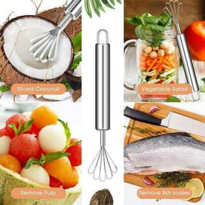 Picture of Fruit Fish Skin Scale Peeler & Coconut Scraper Tool-Silver