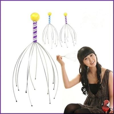 Picture of Pro Head Neck Scalp Relax Massager Stainless Steel Head Massage-Multicolor