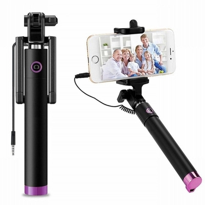 Picture of Portable Pocket Selfie Stick Wired-Black