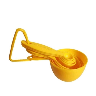 Picture of 8Pcs set Measuring Spoons Plastic Measure Spoon Useful Sugar Cake Baking Spoon Kitchen Baking Measuring Tools-Multicolor